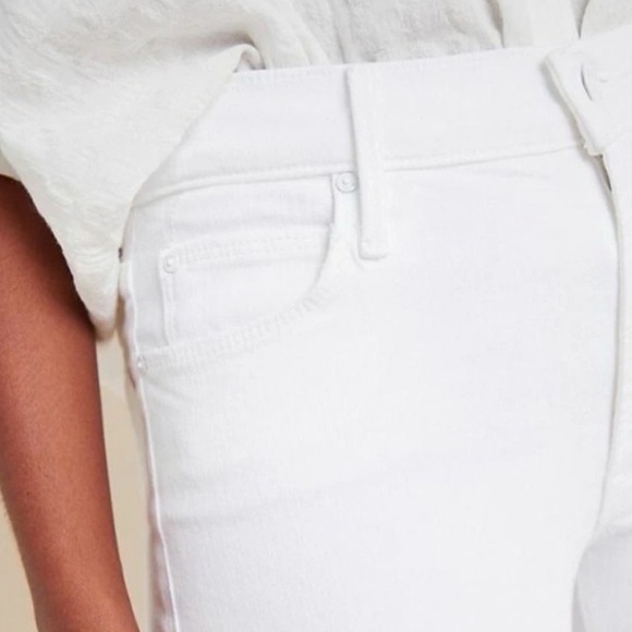 Anthropologie Mother Mid Rise Dazzler Ankle Fairest Of Them All Jeans Size 34 - Picture 5 of 12